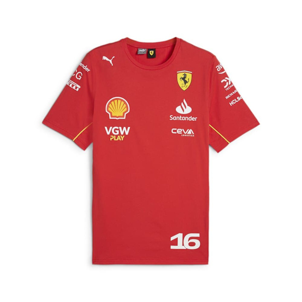 Puma Sf Leclerc Lyhythihainen T-paita Punainen XL Mies