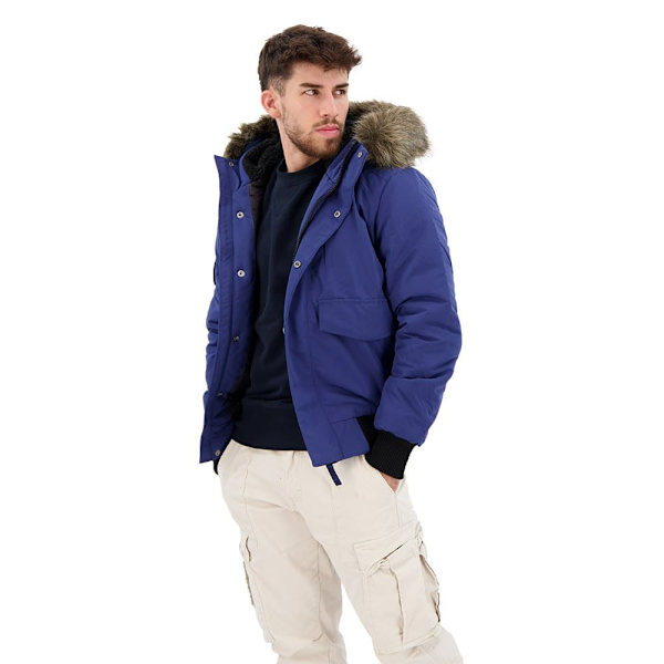 Superdry Bomberjacka Everest Blå XL Man