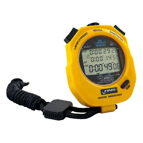 Finis Sekuntikello 3x300m Keltainen