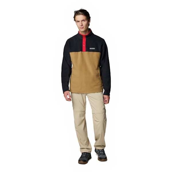 Columbia Steens Mountain™ Snap Ii Fleecejakke Med Halv Lynlås Brun,Sort M Mand