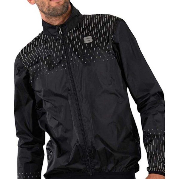 Sportful Jakke Reflex Sort XS Mand