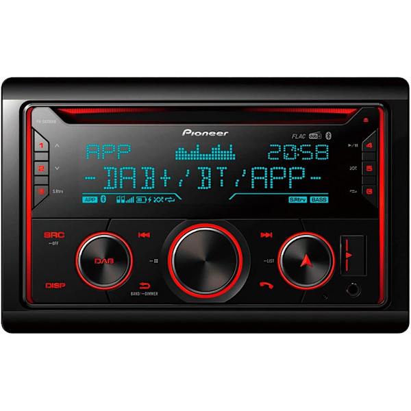 Pioneer Bilradio Fh-s820dab Svart