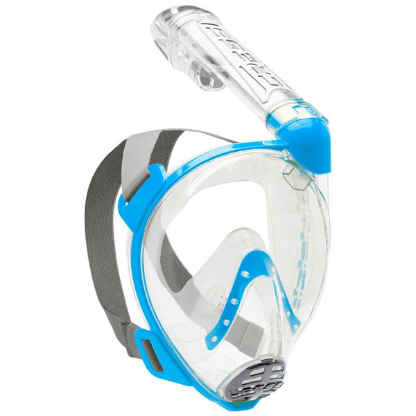 Cressi Snorkelmask Baron Blå,Durchsichtig M-L