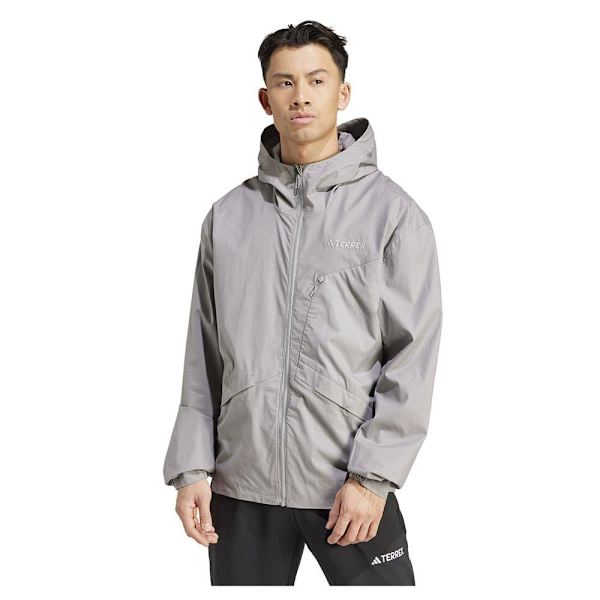 Adidas Xpl Wind Jakke Grå L Mand