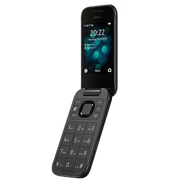 Nokia Mobiltelefon 2660 Flip Søvfarvet Sort