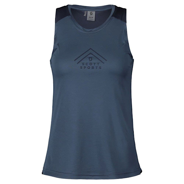 Scott Ærmeløs T-shirt Endurance Tech Blå S Kvinde