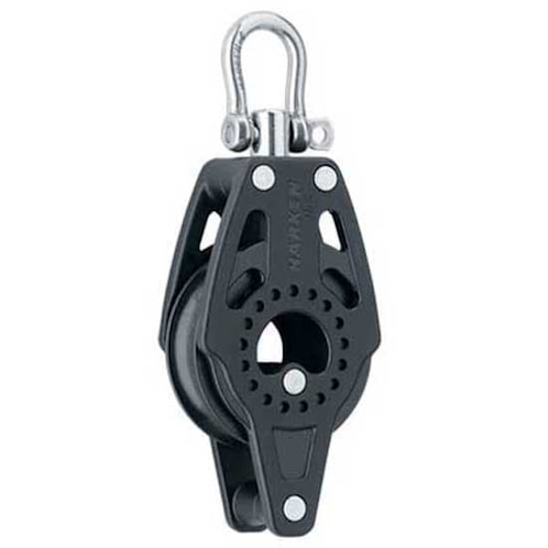 Harken Remskive Med Støtte Carbo 40 Mm Sort