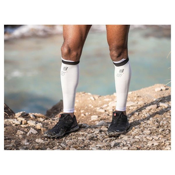 Compressport Kalveærmer R2v2 Hvid T4 Mand