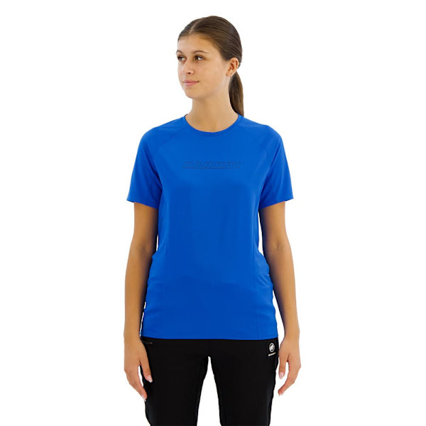 Mammut Selun Fl Logo T-shirt Med Korta ärmar Blå XS Kvinna