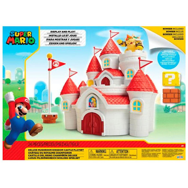 Jakks Pacific Playseat Mario Bros Mushroom Kingdom Castle Flerfärgad