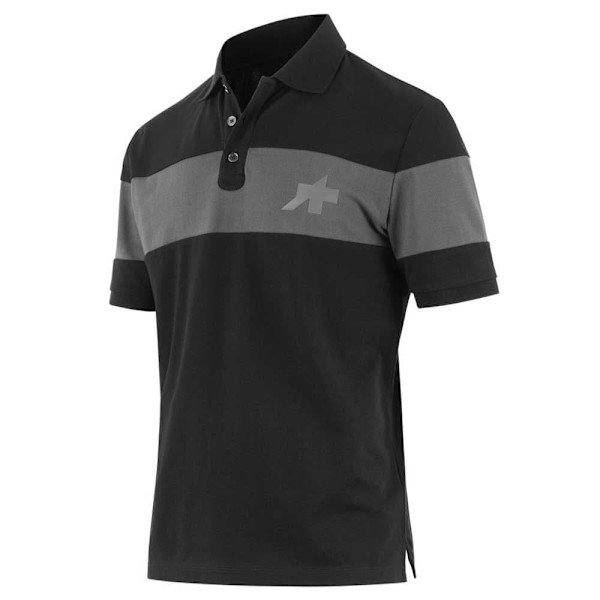 Assos Signature Evo Kortærmet Polo Sort M Mand