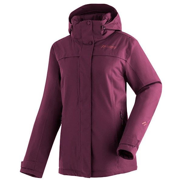 Maier Sports Regnjacka Med Full Dragkedja Lisbon Lila M / Short Kvinna