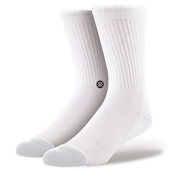 Stance Strumpor Icon 3 Par Vit EU 38-42 Man