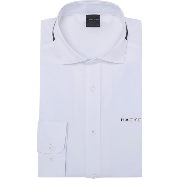 Hackett Hsport Racer Skjorte Med Lange ærmer Hvid XL Mand