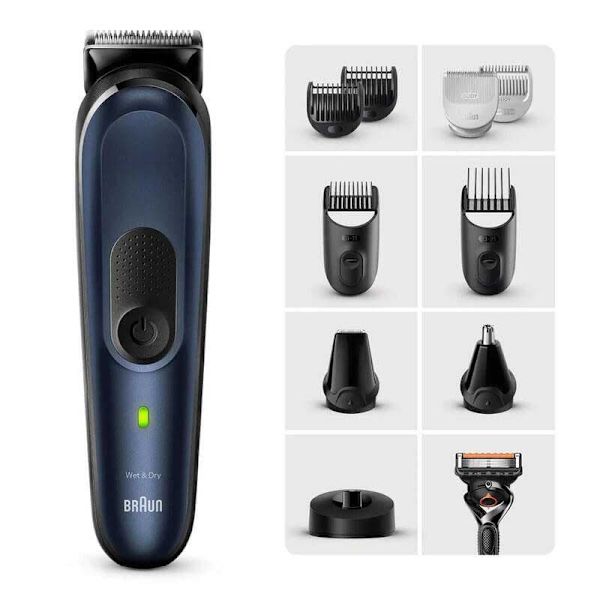 Braun Skægtrimmer Series 7 Mgk7421 Multigroomer Blå