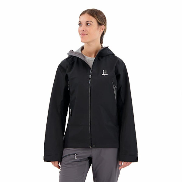 Haglofs Roc Goretex Jakke Sort L Kvinde