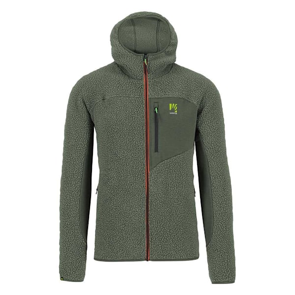 Karpos Fleece Med Fuld Lynlås 80´s Grøn M Mand