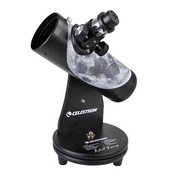 Celestron Teleskop Firstscope Series Moon Robert Reeves Silver