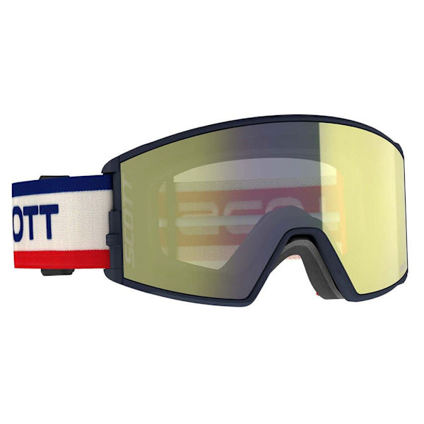 Scott Skidglasögon React Beige Amplificator Yellow Chrome/CAT2