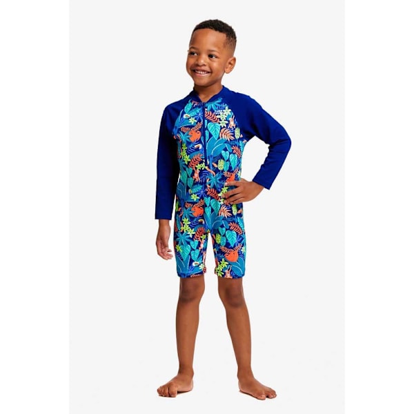 Funky Trunks Uv Långärmad Jumpsuit Go Slothed Flerfärgad 3 Years