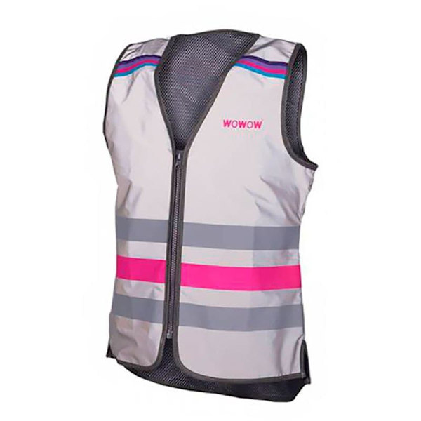Wowow Fuld Refleksvest Lucy Grå M