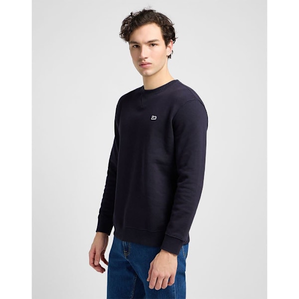 Lee Plain Crew Sweatshirt Sort 5XL / Regular Mand