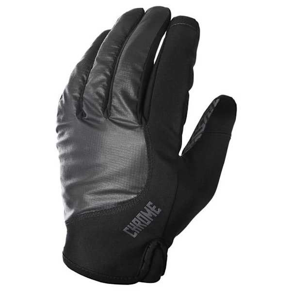Chrome Lange Handsker Midweight Sort XL Mand