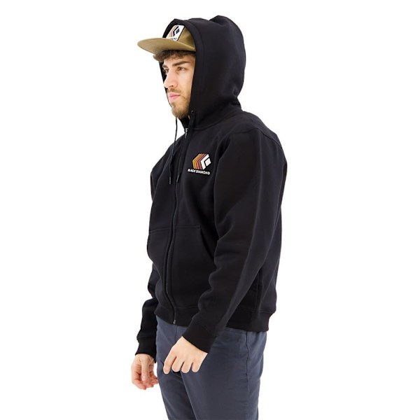 Black Diamond Faded Sweatshirt Med Lynlås Sort L Mand