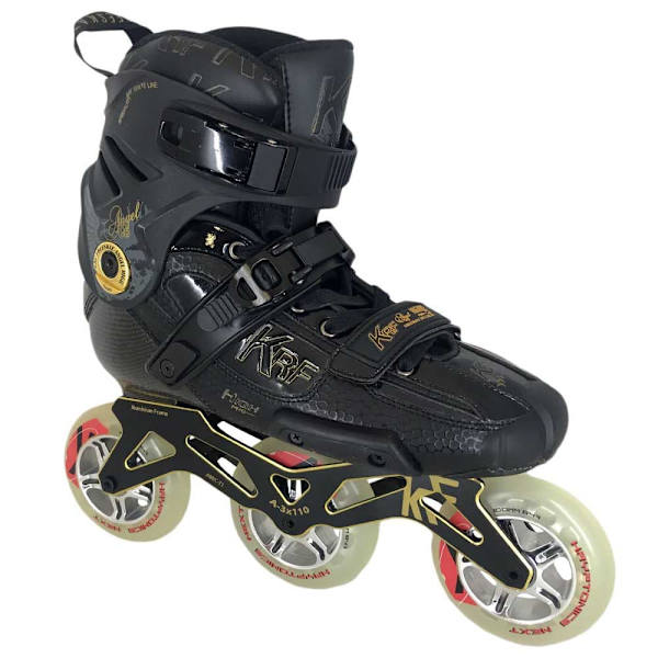 Krf Inline Skøjter Angel 3x100 High Carbon Next Krypto Sort EU 43