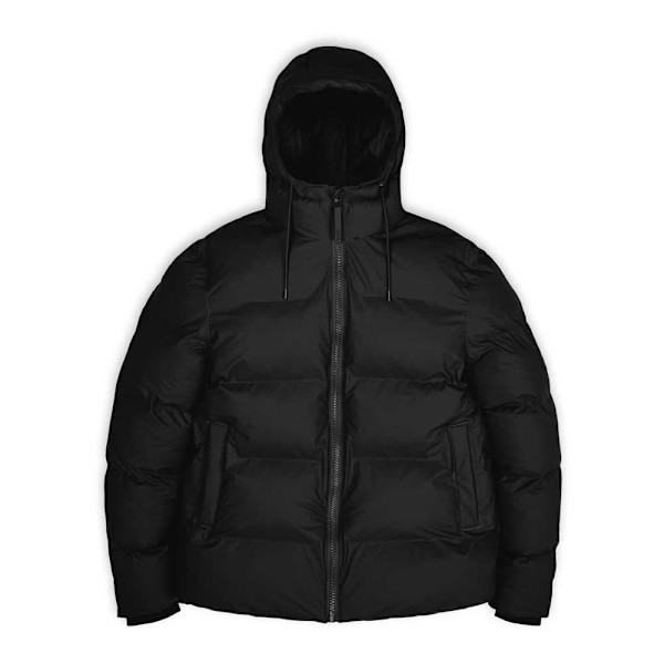 Rains Puffer Jakke Sort XL Mand