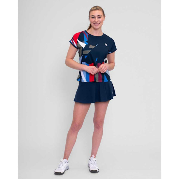 Bidi Badu New York 2024 Printed Wavy Kjol  S Kvinna