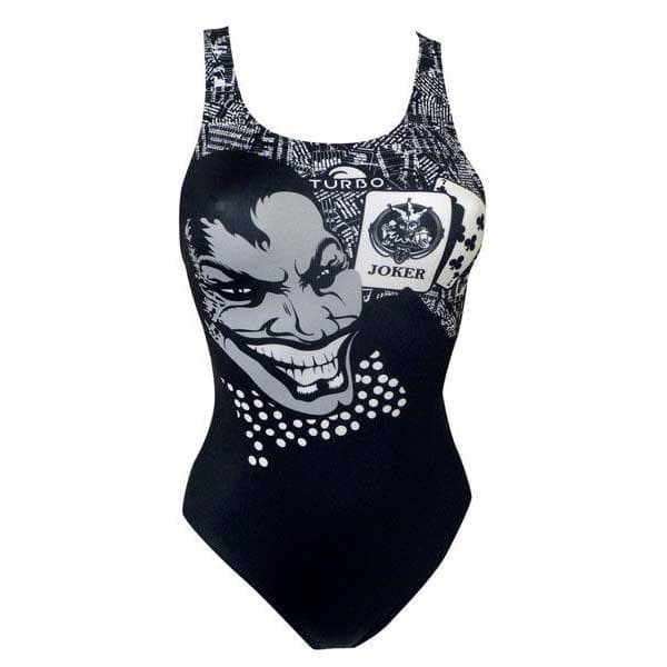 Turbo Badedragt New Jocker Pro Resist 894061 Sort,Grå XL Kvinde