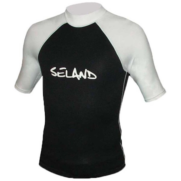 Seland Neopreeni Lyhythihainen T-paita Bali Musta M