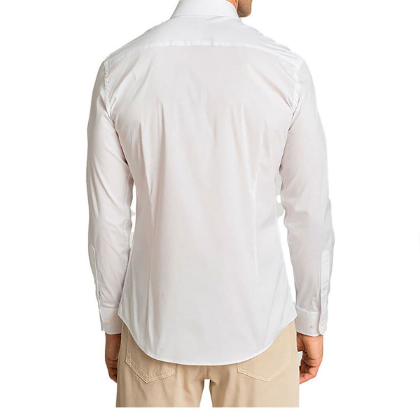 Hackett Stretch Pop Bc Pitkähihainen Paita Valkoinen L Mies