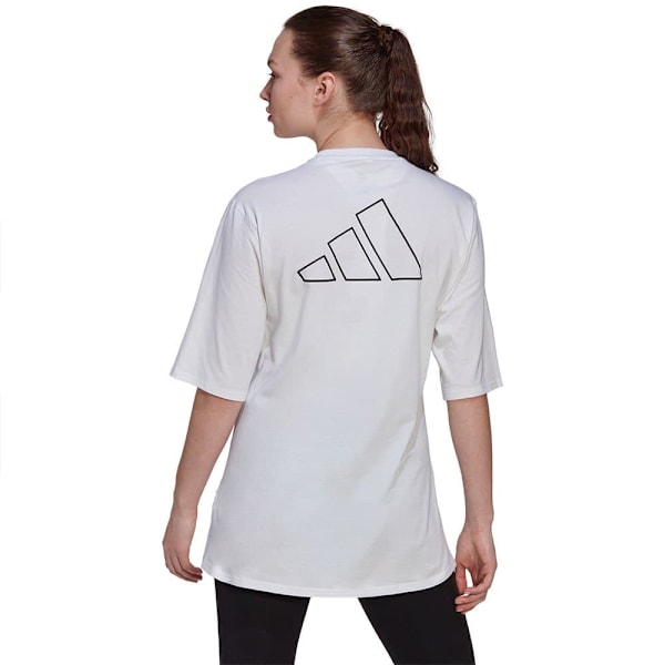 Adidas Kortärmad T-shirt Run Icons Made With Nature Vit M Kvinna