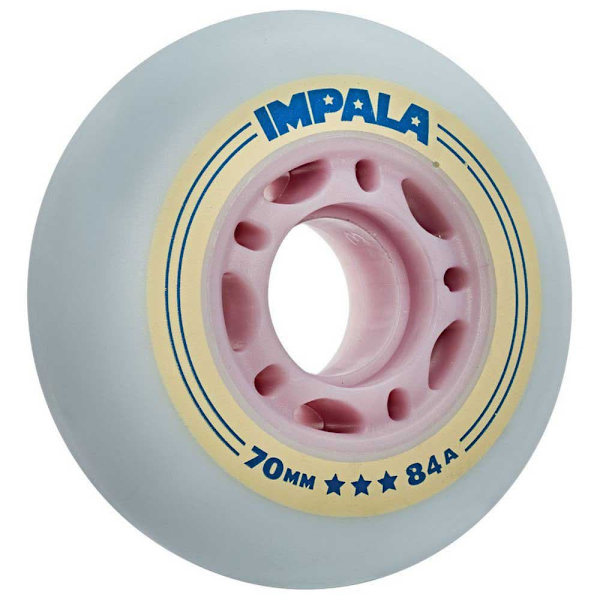 Impala Rollers Inline Hjul 4 Enheter Vit 70 mm