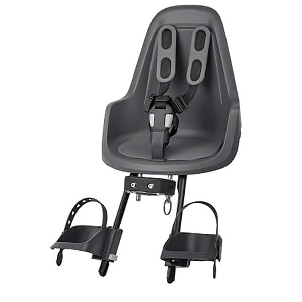 Bobike Front Børnecykelsæde One Mini Grå Max 15 kg Dreng