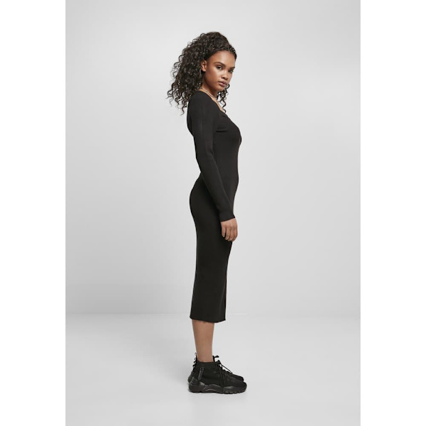 Urban Classics Lang Kjole Knit Sort S Kvinde