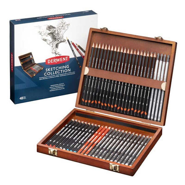 Derwent Boks Blyant Sketching 48 Enheder