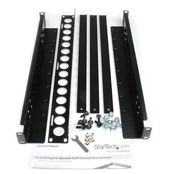 Startech Unirails1u 19´´ Kisko Teline Musta One Size / EU Plug