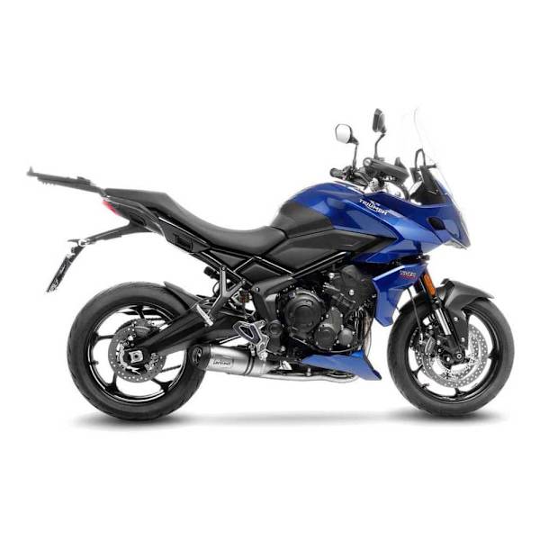 Leovince Lv One Evo Triumph Tiger Sport 660 22/trident 660 21-22 Ref:14385e Stainless Steel&carbon Slash Cut Typgodkänt Komplett Avgassystem...