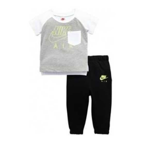 Nike Træningsdragt 952-023 Sort,Grå 18 Months
