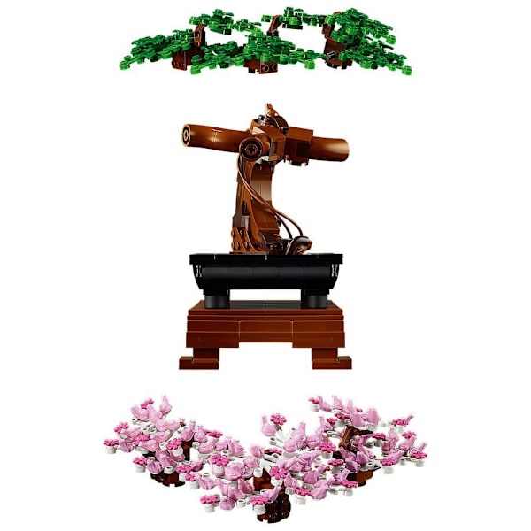 Lego Bonsai Tree Construction Leikkisetti Vihreä