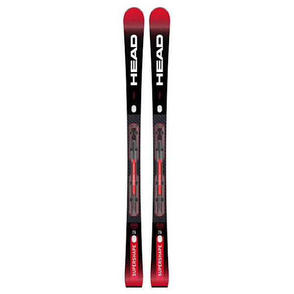 Head Supershape E-rally + Protector Pr 13 Gw Alpinski Rød 156