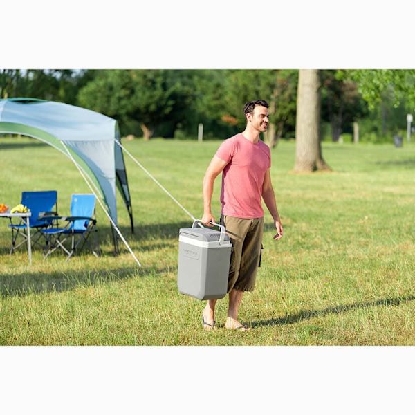 Campingaz Jäykkä Kannettava Jäähdytin Electric Powerbox Plus 28l Hopeinen