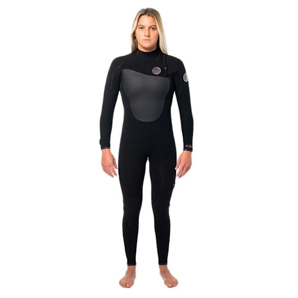 Rip Curl Flashbomb Heat Seeker Langærmet Gratis Lynlås Våddragt Kvinde 4/3 Mm Sort 6