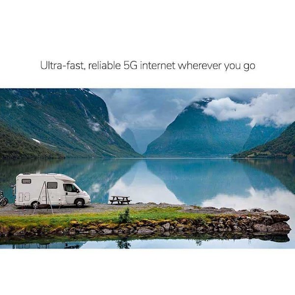 Netgear Bærbar Router Mr6450-100eus Nighthawk Wifi 6e 5g Søvfarvet