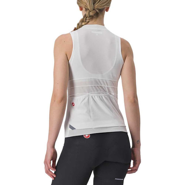 Castelli Hihaton Jersey Anima 4 Valkoinen XL Nainen
