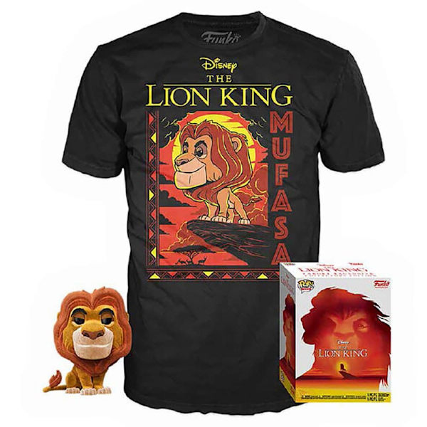Funko Ja Lyhythihainen T-paita The Lion King Mufasa Pop Monivärinen XL