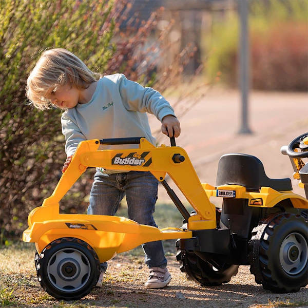 Smoby Traktor Med Teew Builder Max Silver